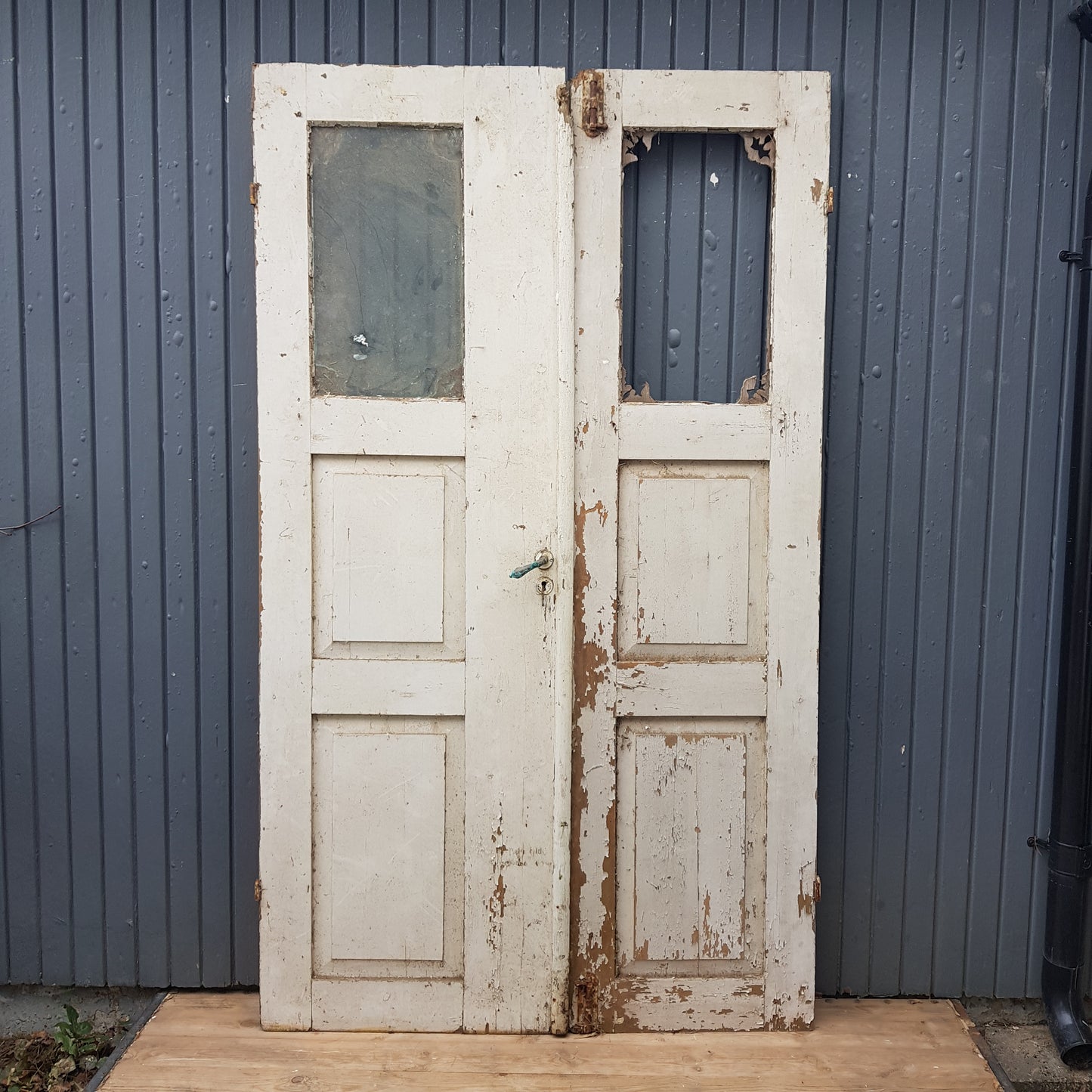Art 12A äldre pardörr utan karm b67+56 h 211.5 D4 10000kr vi kan tillverka karm för 2000 kr