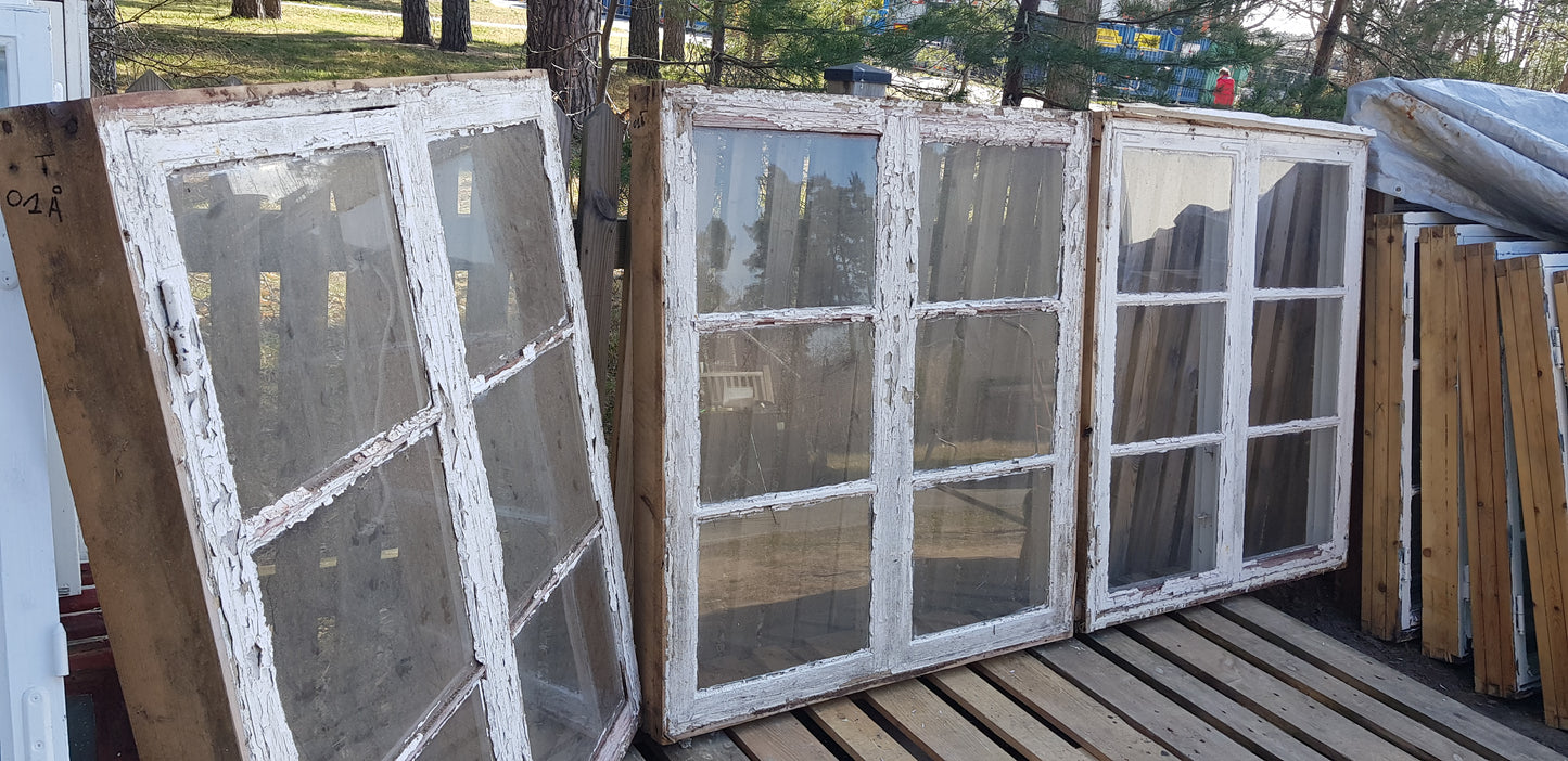 Art 01Å 3st B108.5 H120 D11 4000 st äkta spröjs med gammalt glas