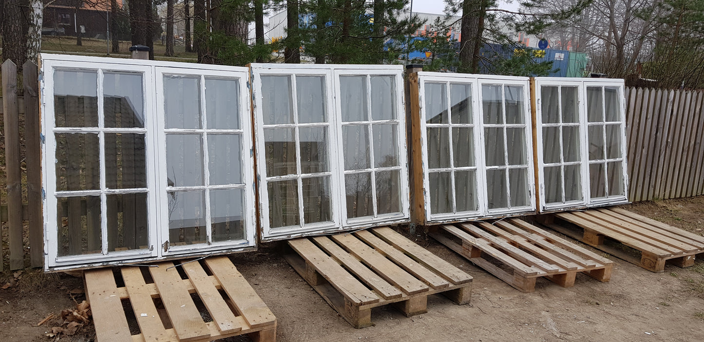 Art 02D 4st B118.5 H118.5 D10.5 kopplade med äkta spröjs 4000 kr per st.