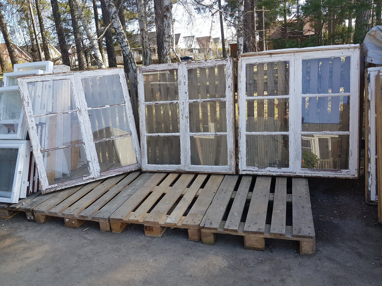 Art 01Å 3st B108.5 H120 D11 4000 st äkta spröjs med gammalt glas
