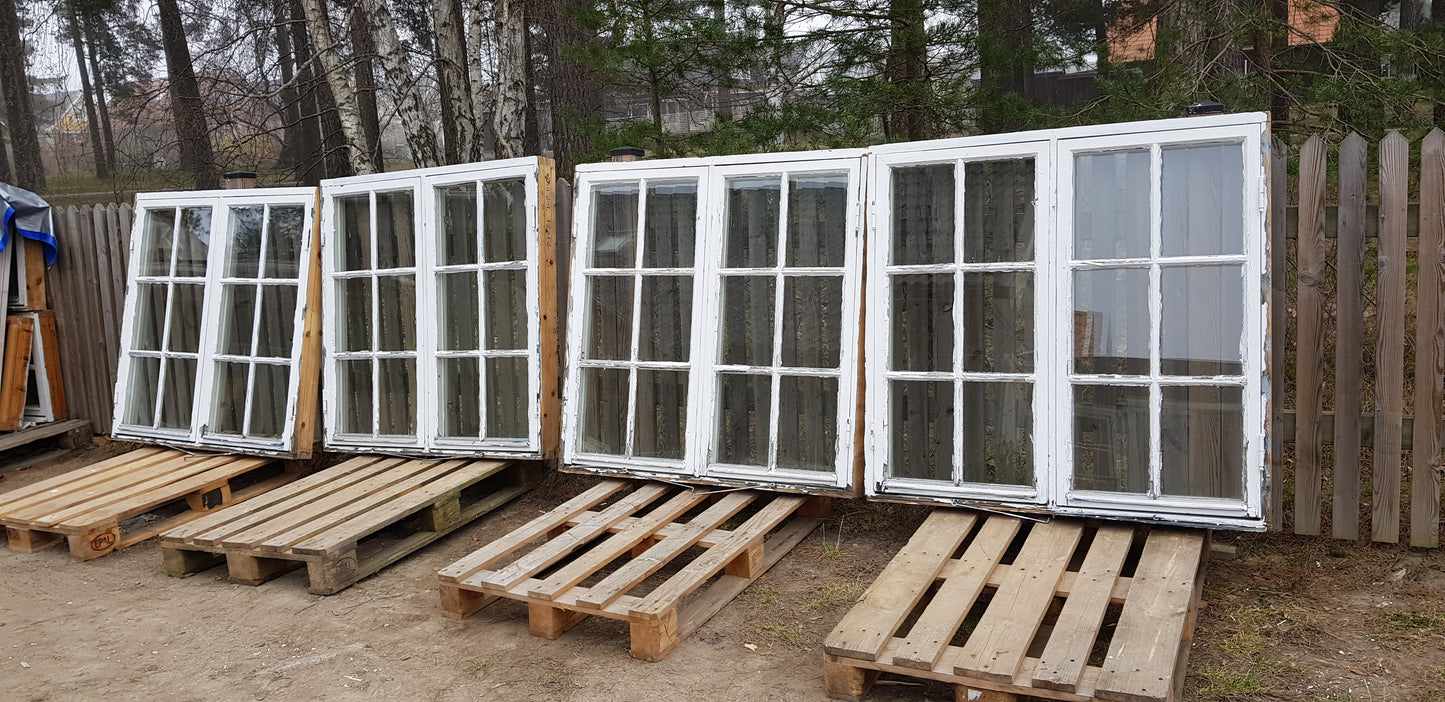 Art 02D 4st B118.5 H118.5 D10.5 kopplade med äkta spröjs 4000 kr per st.