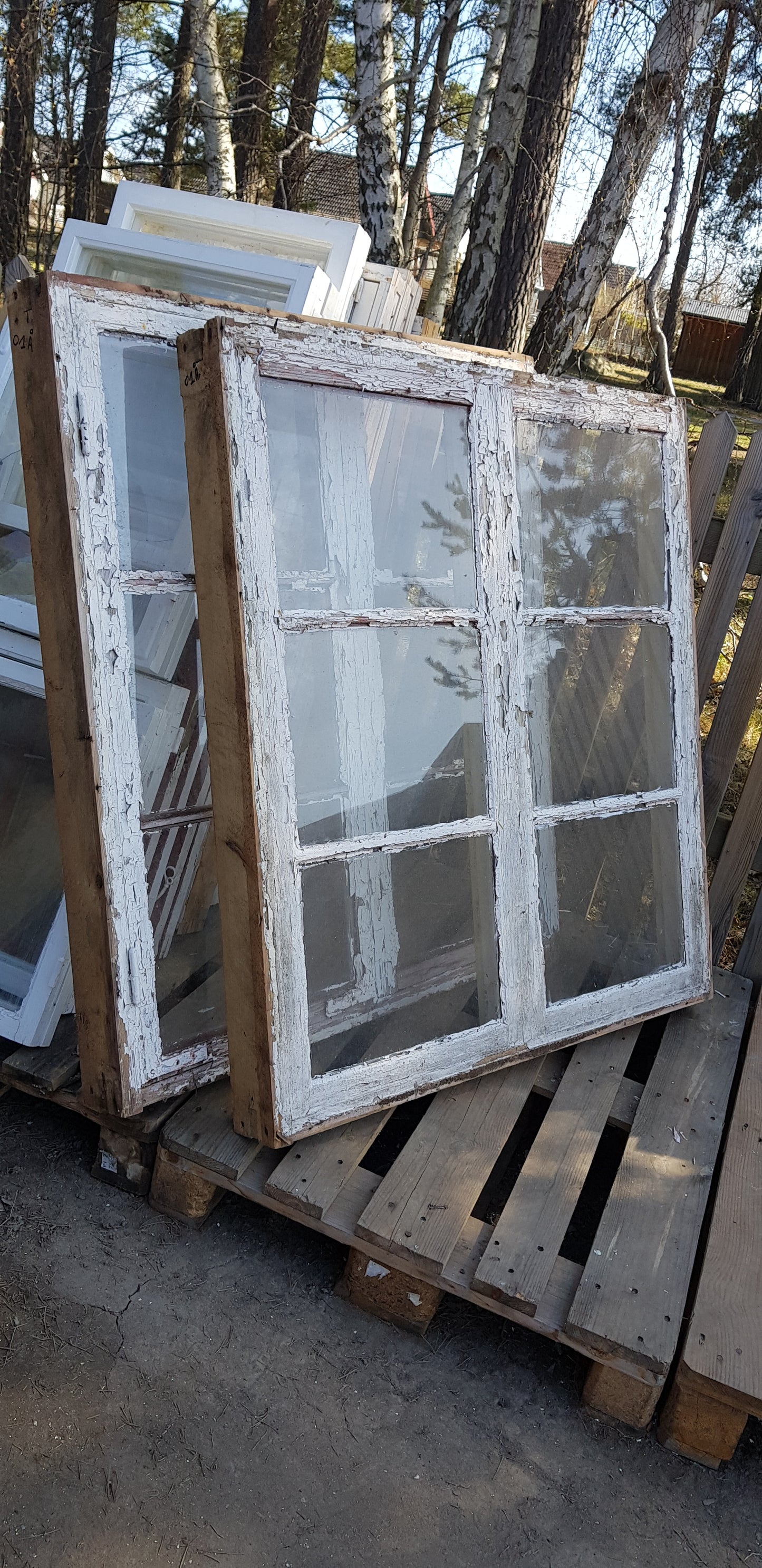 Art 01Å 3st B108.5 H120 D11 4000 st äkta spröjs med gammalt glas