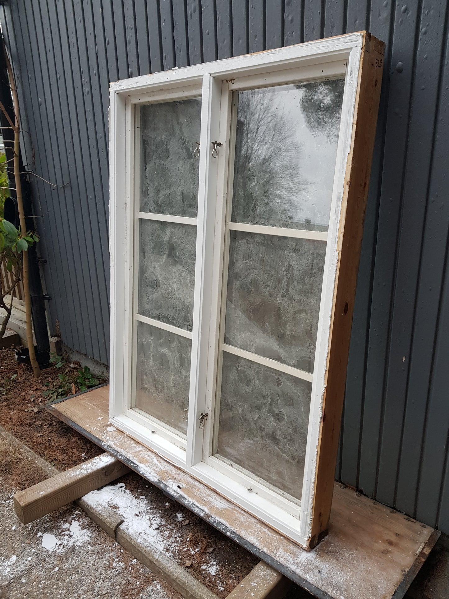 Art 828  b118.5×h155.5×12  3500 kr klar glas.