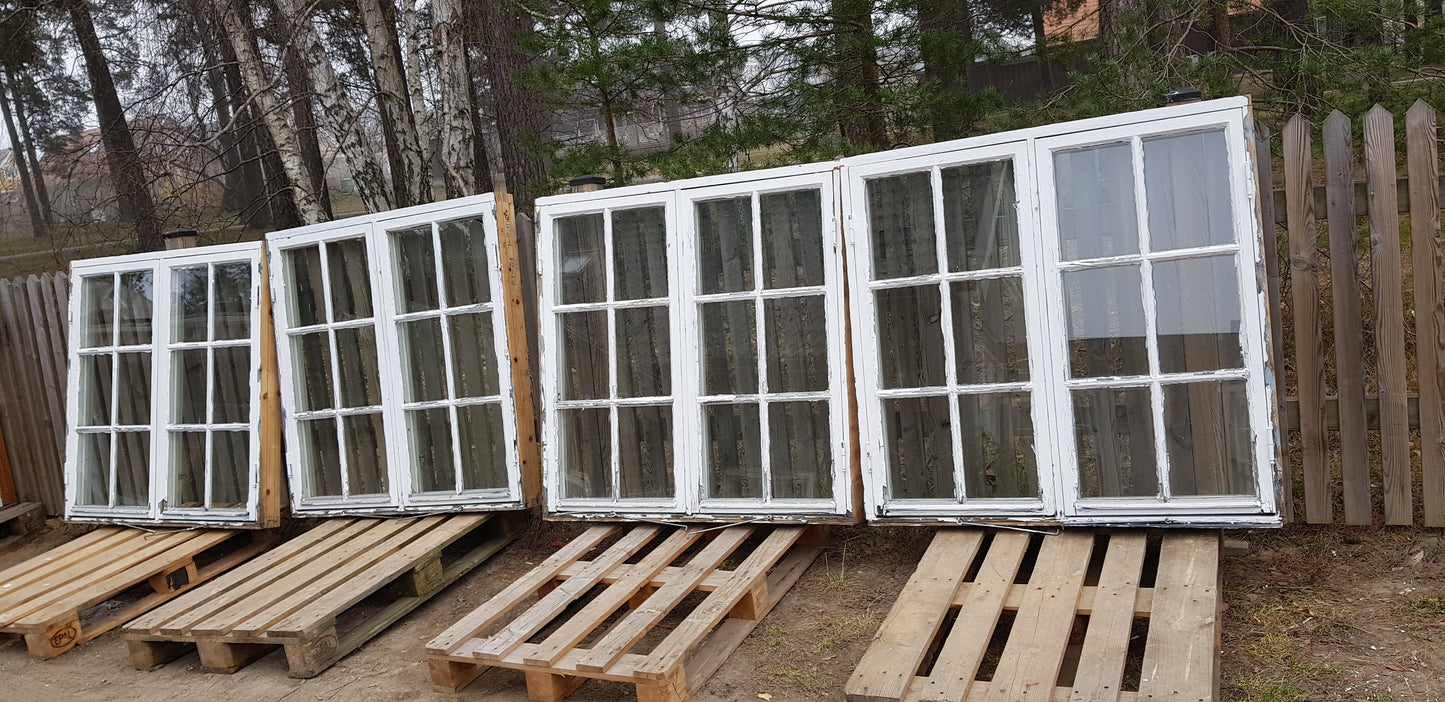 Art 02D 4st B118.5 H118.5 D10.5 kopplade med äkta spröjs 4000 kr per st.