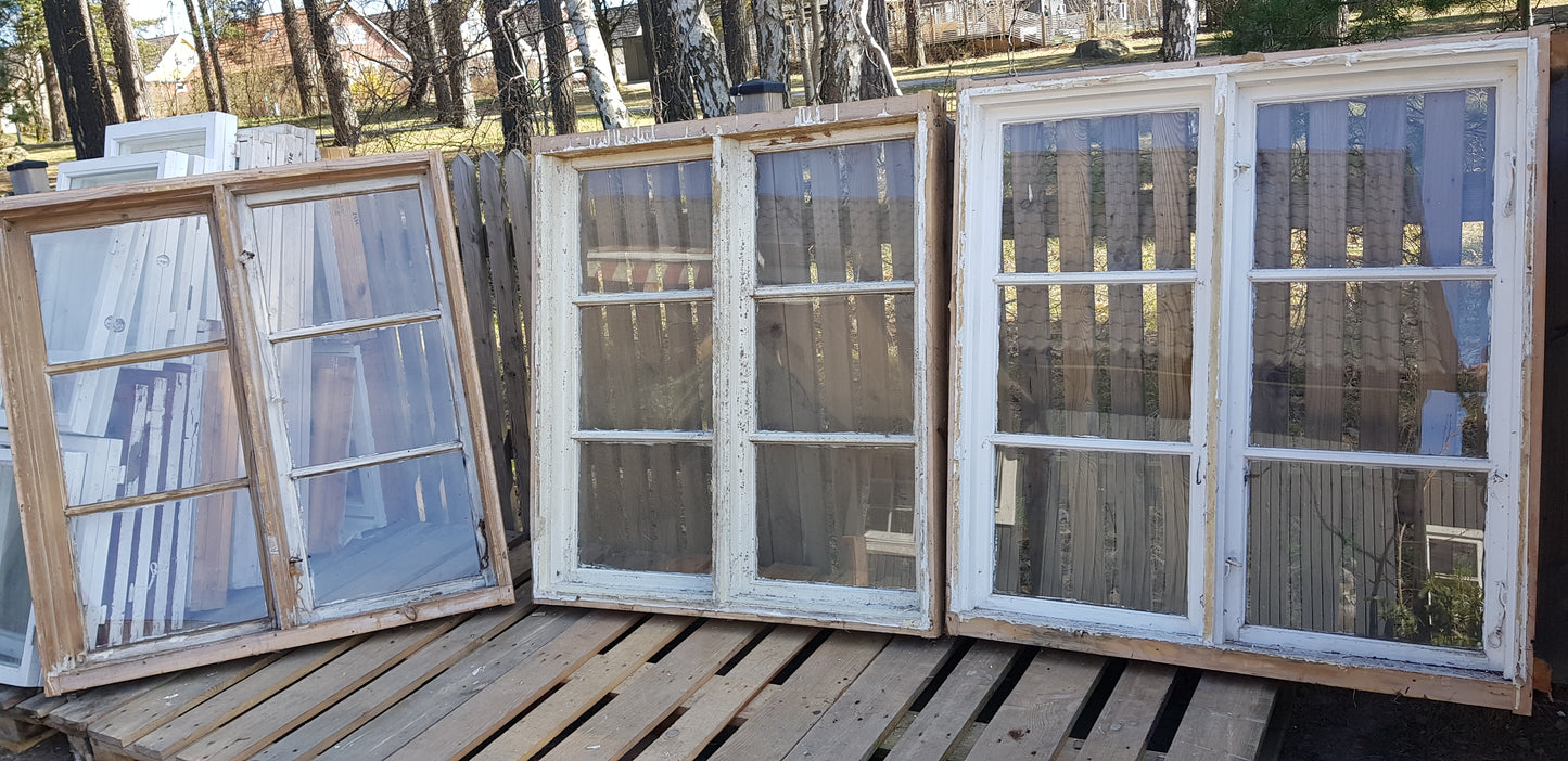 Art 01Å 3st B108.5 H120 D11 4000 st äkta spröjs med gammalt glas