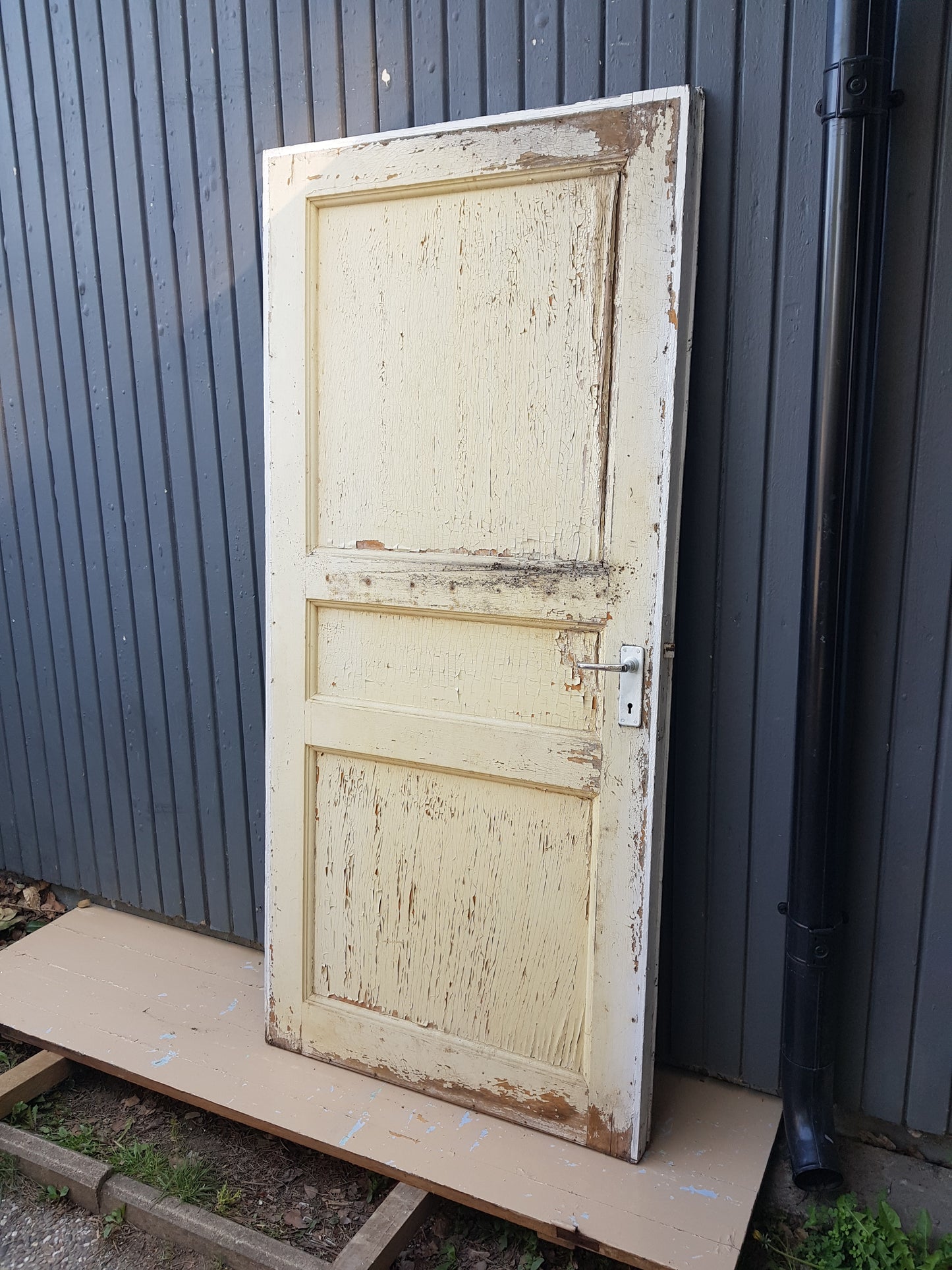 ARTIKELNUMMER 529 En gammal Spegeldörr med karm ,högerhängd Mått med karm: H 192 B 94 Mått utan karm H 183 B 84 Pris: 2500 kr