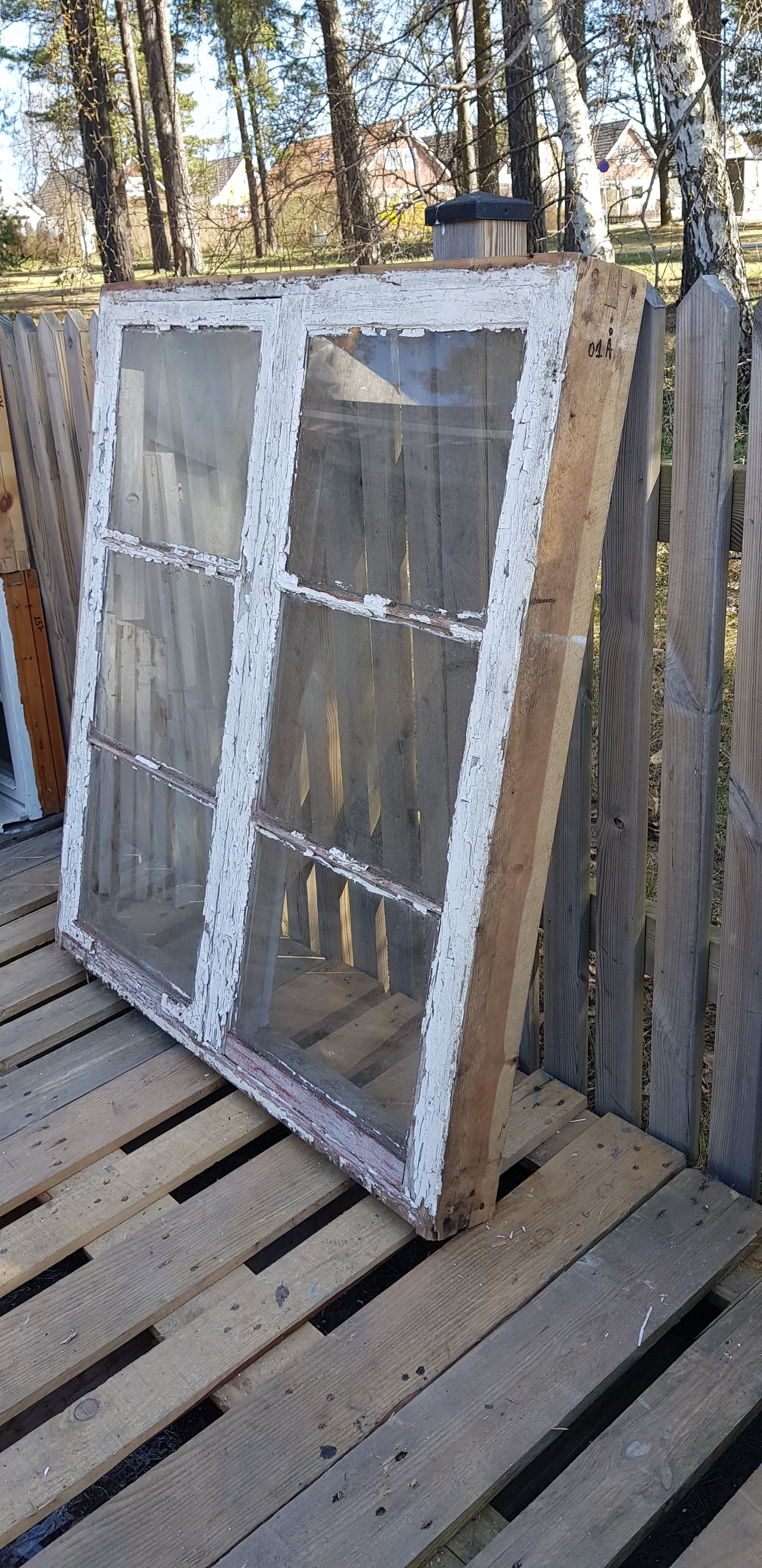 Art 01Å 3st B108.5 H120 D11 4000 st äkta spröjs med gammalt glas
