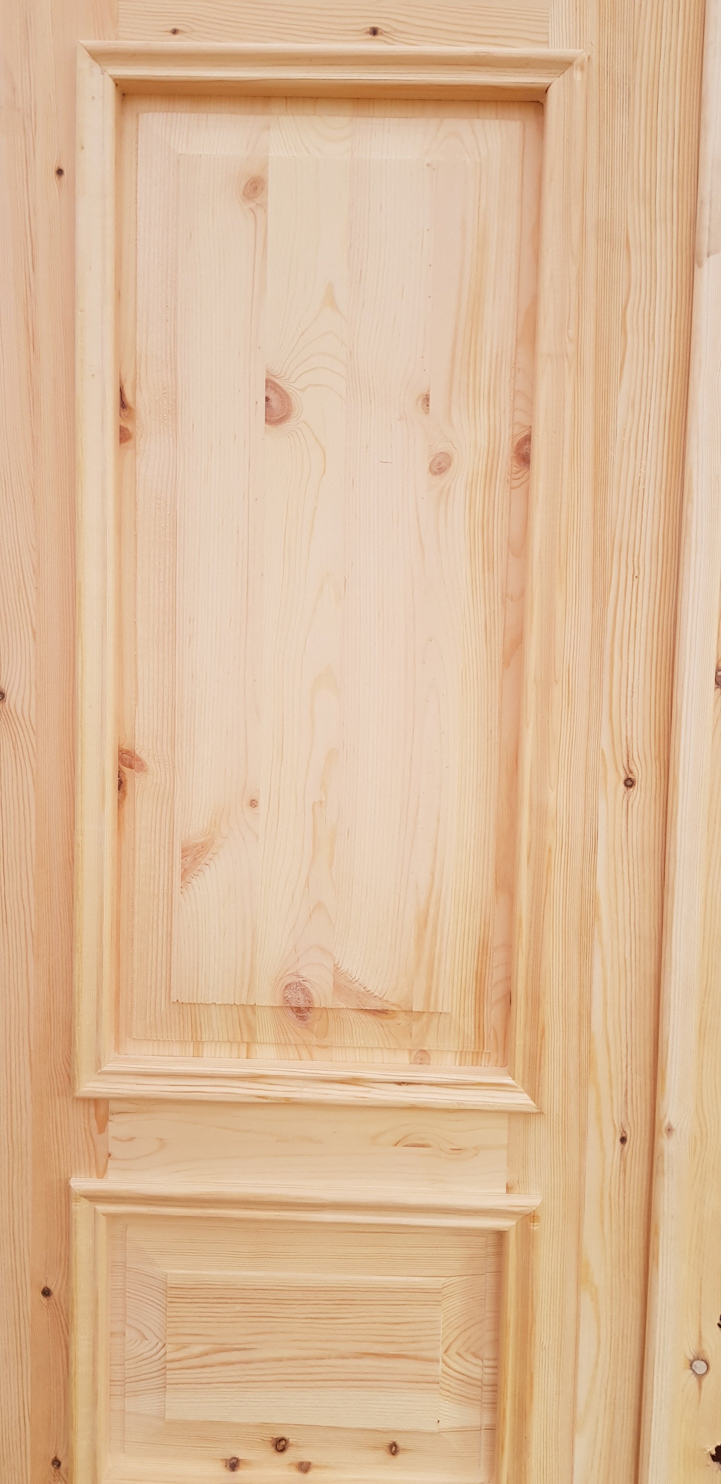 ART 721 Nytillverkad pardörr i gammal stil Mått B130 x H210 cm Öppnas utåt Handtag på höger sida Pris 15000 kr Tillkommer 1000 kr för gångjärn och låskista