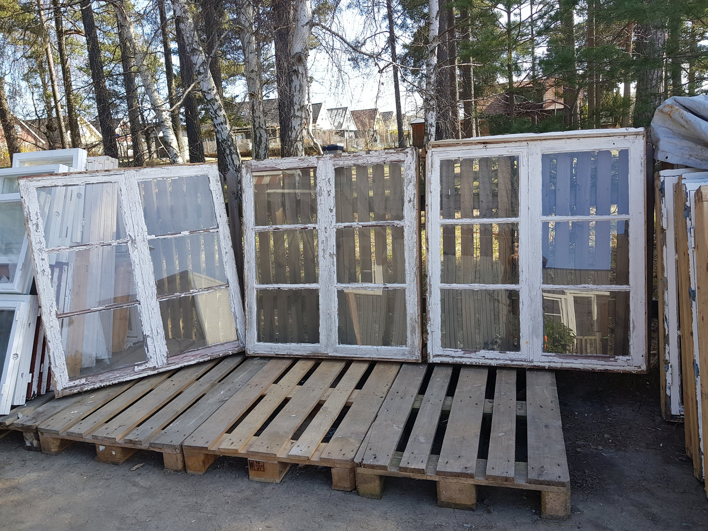 Art 01Å 3st B108.5 H120 D11 4000 st äkta spröjs med gammalt glas