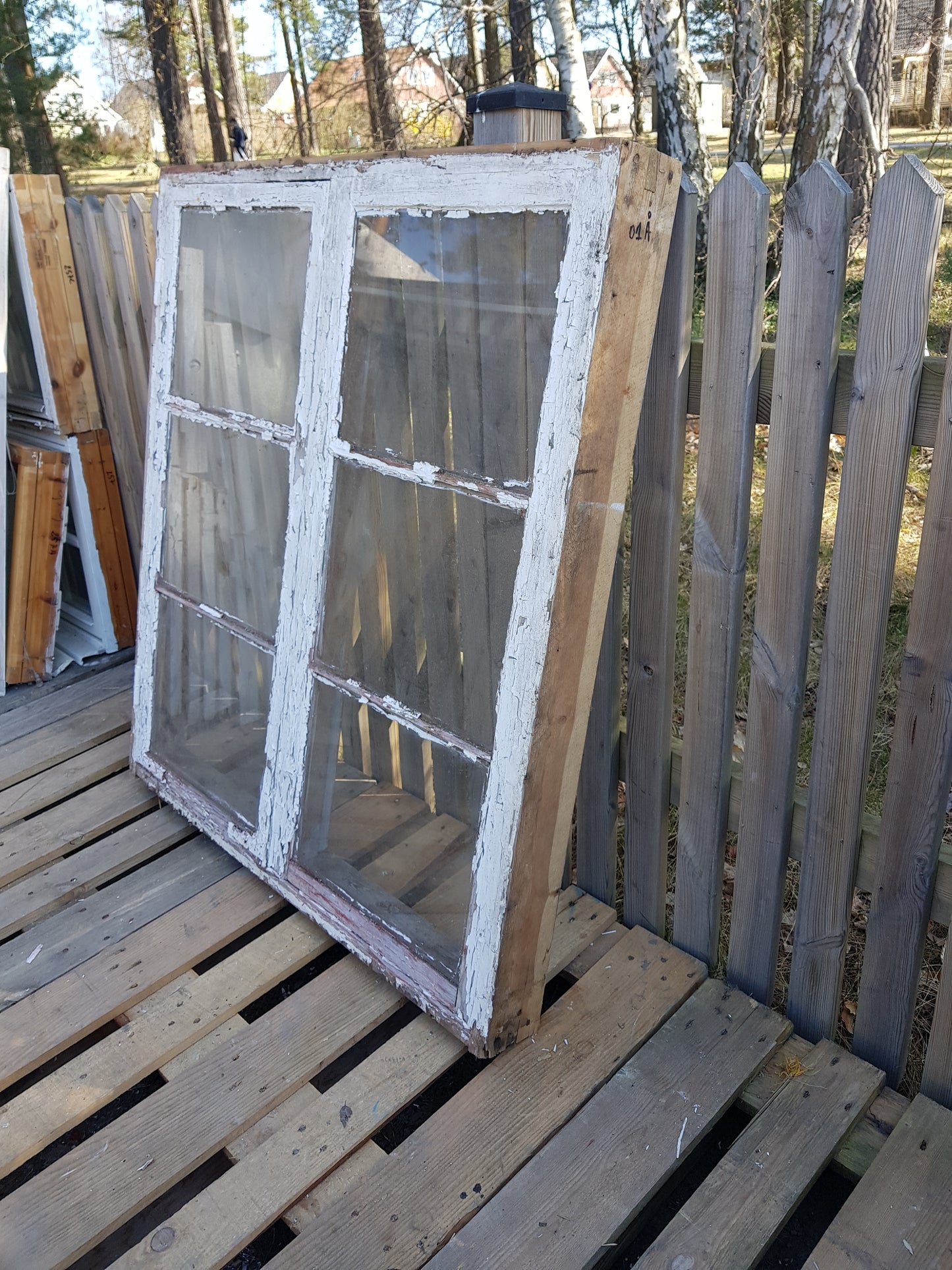 Art 01Å 3st B108.5 H120 D11 4000 st äkta spröjs med gammalt glas