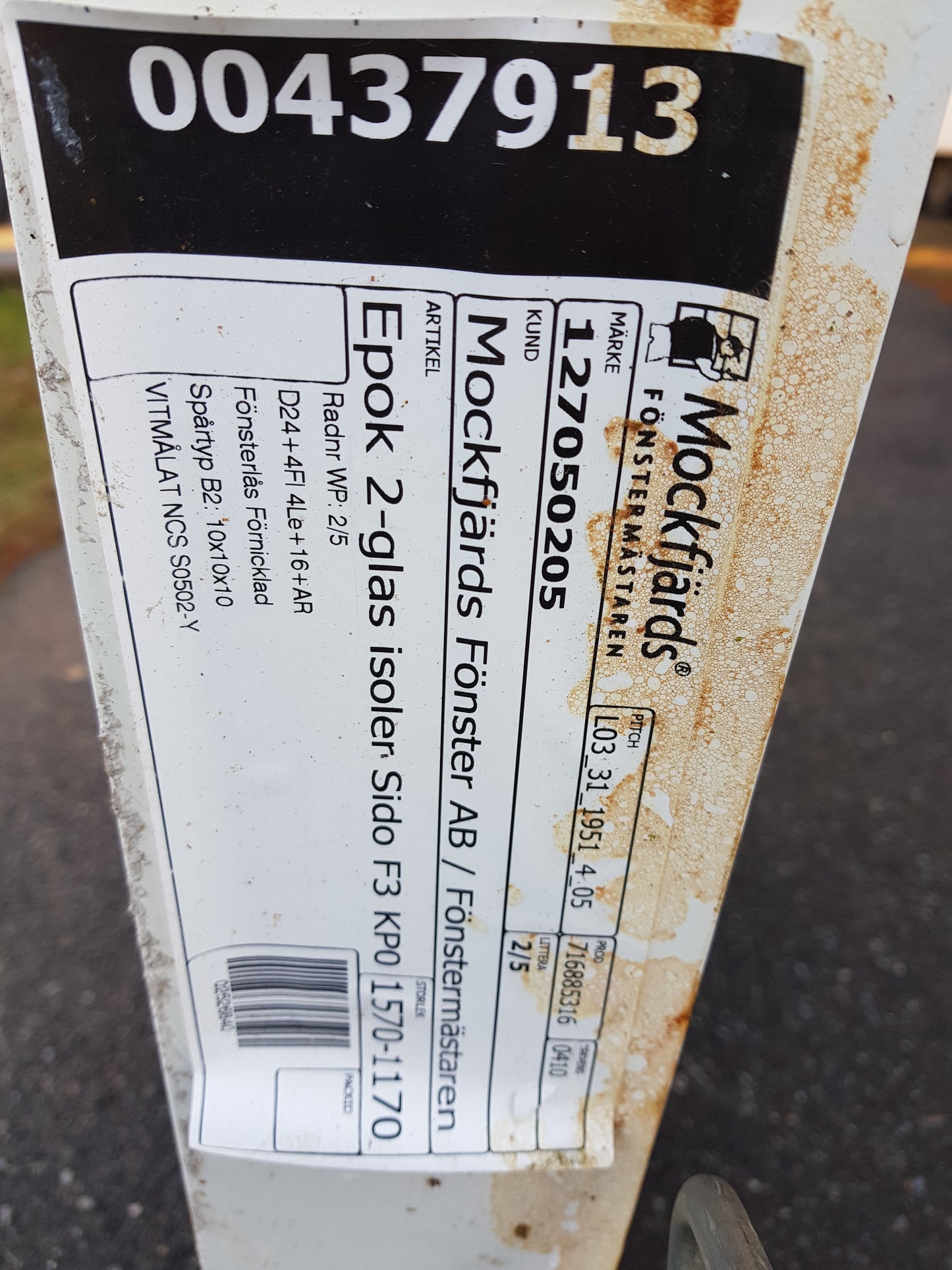 ART 557 B 160 H 120 PRIS 6500 KR 3glas mockfjärd