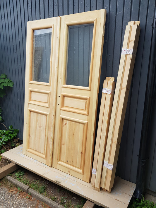 ART 712 pardörr bredd 125 HÖJD 200 går att beställa