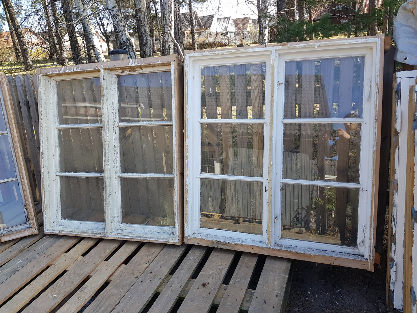 Art 01Å 3st B108.5 H120 D11 4000 st äkta spröjs med gammalt glas