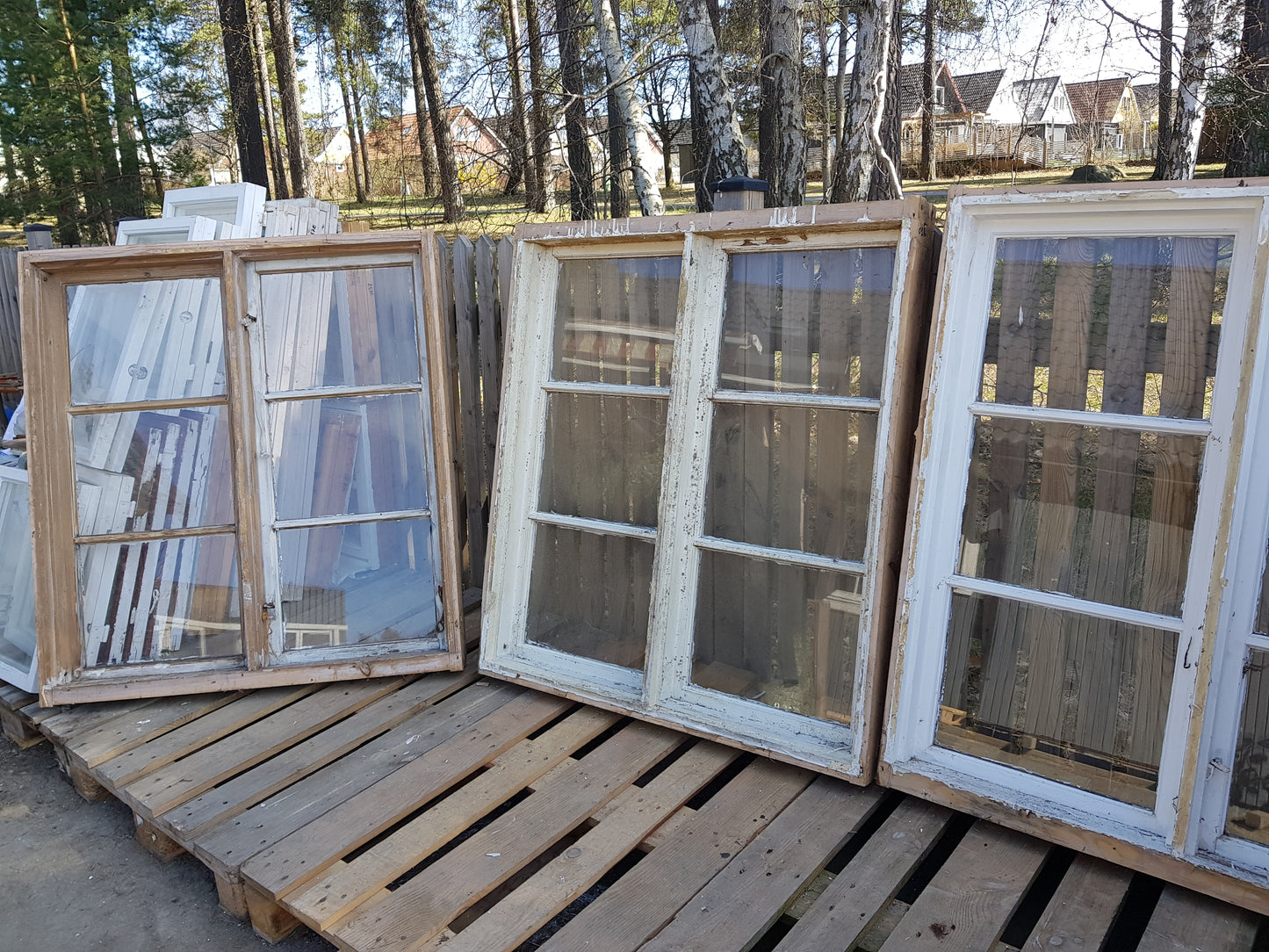 Art 01Å 3st B108.5 H120 D11 4000 st äkta spröjs med gammalt glas