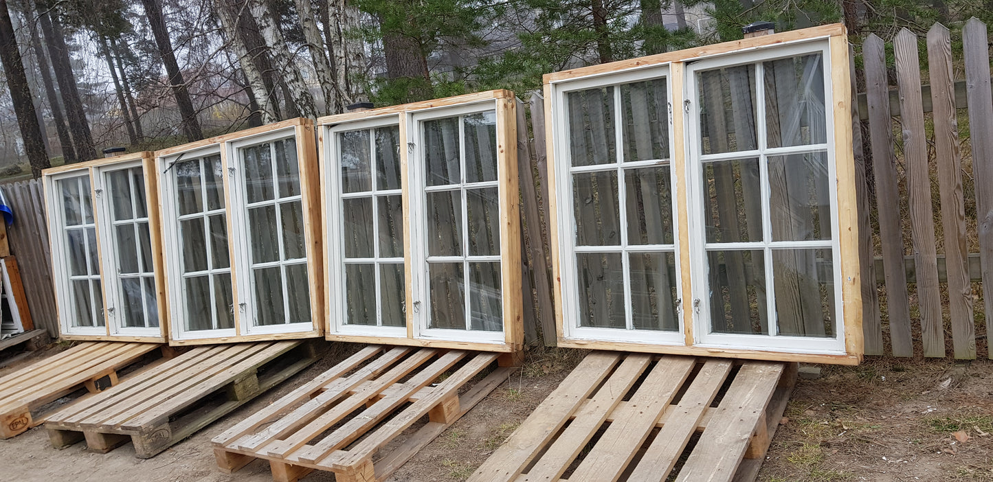 Art 02D 4st B118.5 H118.5 D10.5 kopplade med äkta spröjs 4000 kr per st.