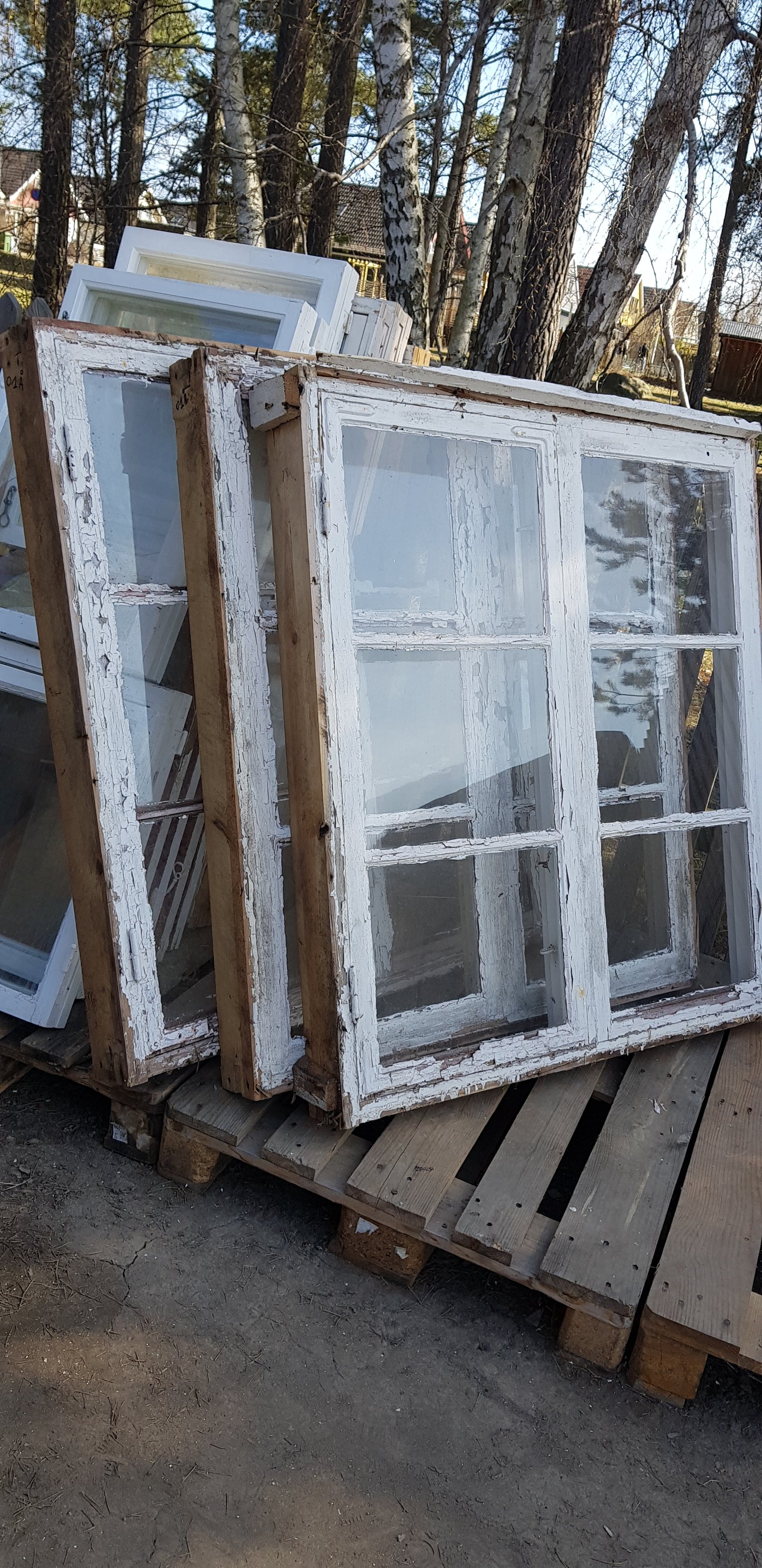 Art 01Å 3st B108.5 H120 D11 4000 st äkta spröjs med gammalt glas