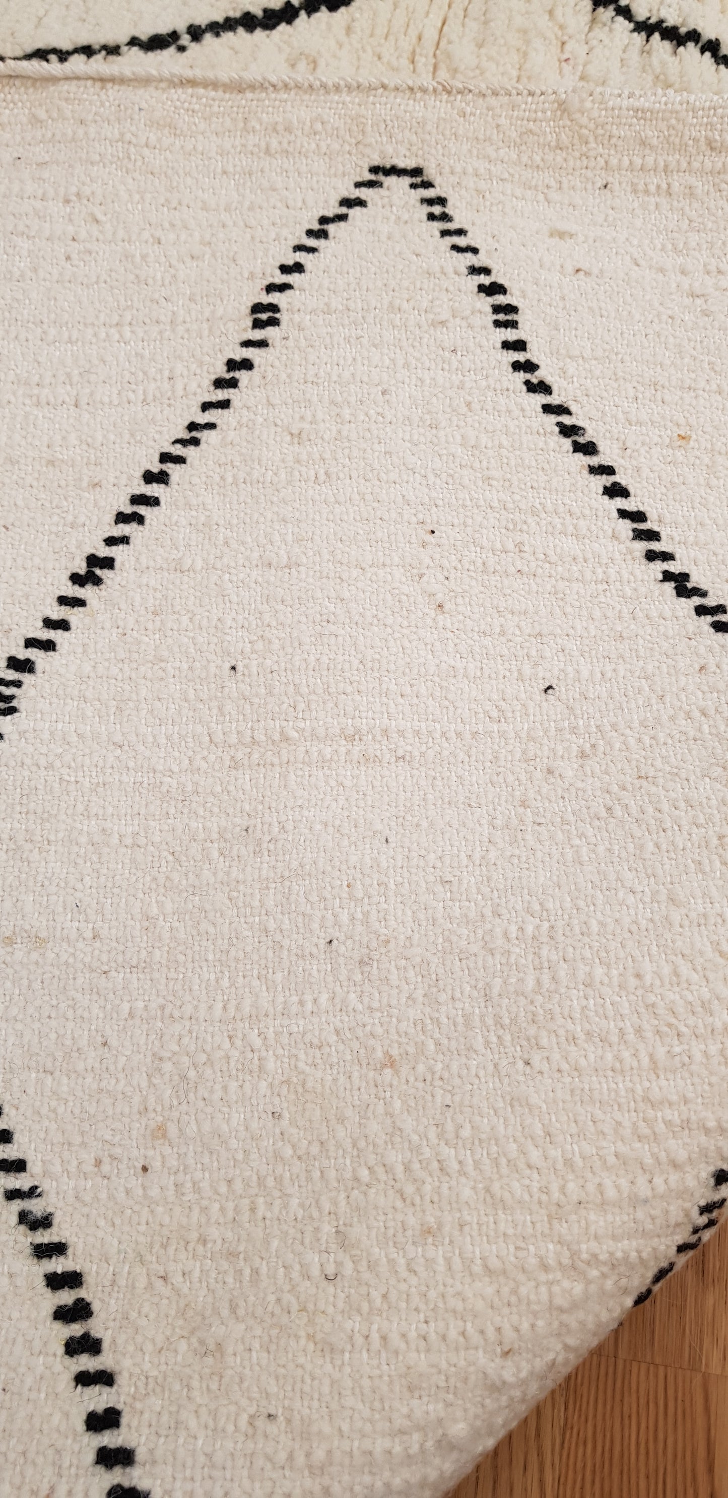 ARTIKELNUMMER 419 Helt ny handknuten Beni ourain ull Matta 