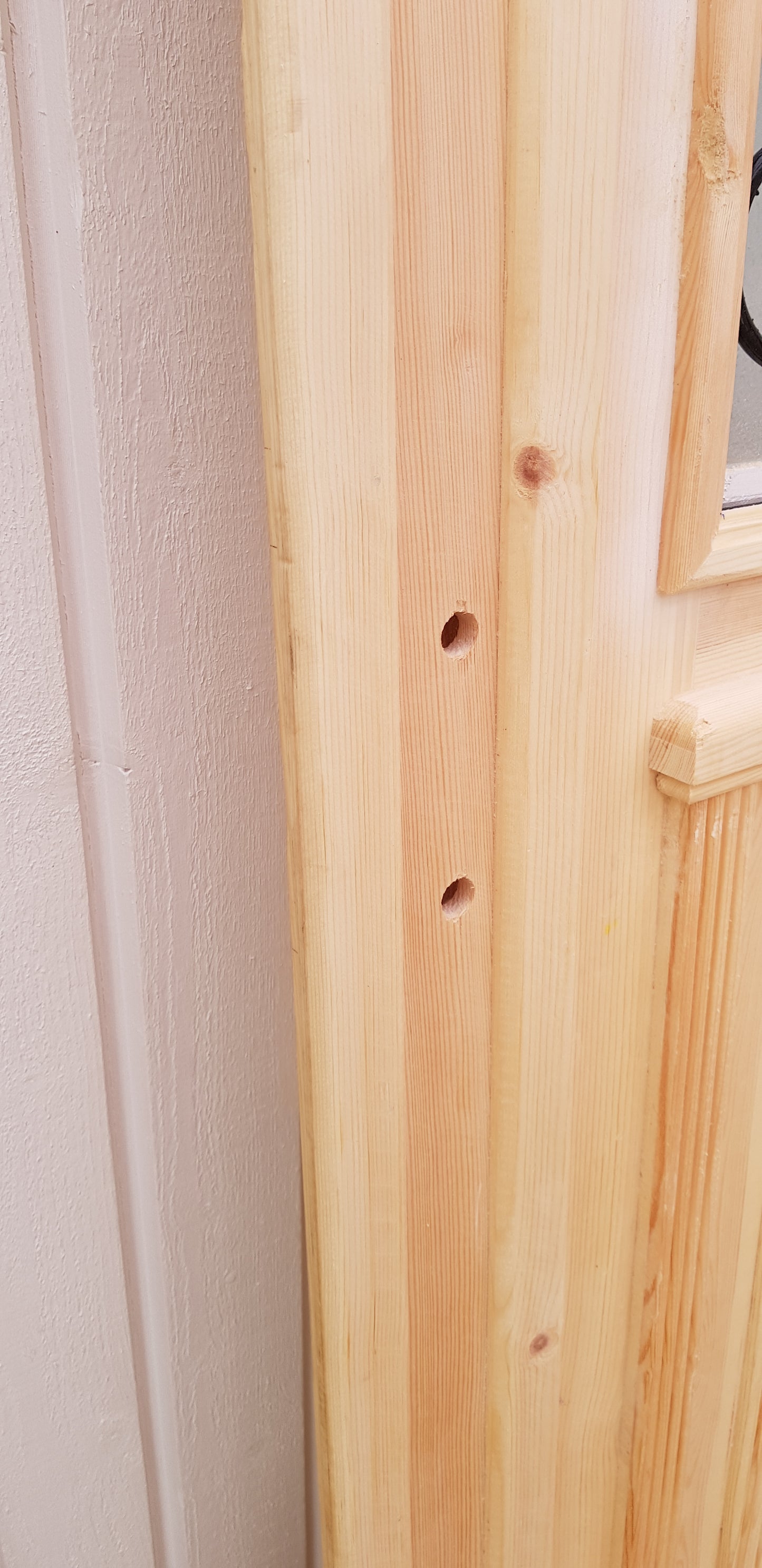 Art 33W Ny pardörr i gammal stil med dubbelt glas inklusive karm B130 cm H210 cm BR 110 cm pris: 19000 kr