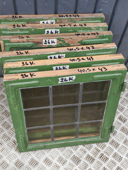 ART 26K 6ST B40,5 H43 D3 GAMALT GLAS BLYINFSTTAT 1500 KR PER ST (6ST HELA )