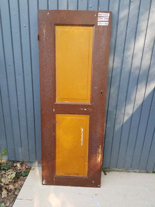 ARTIKELNUMMER 533 En gammal Spegeldörr utan karm ,vänsterhängd Mått :H 150 B 55 Pris: 1000 kr