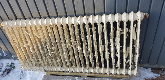 ARTIKELNUMMER 444 Fin gammal Element/Radiator B 110-120 H 60 D 8 Pris 1750KR