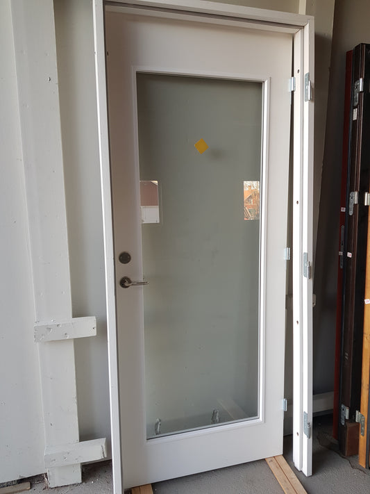 Art 833A b90 h210 höger glas Nordic 5000kr med karm (BORLÄNGE)