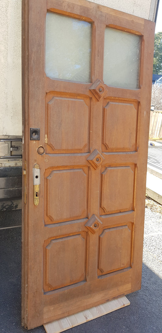 Art 8C äldre dörr antik dörr utan karm b90 h187.5 d6 10000 kr vänster