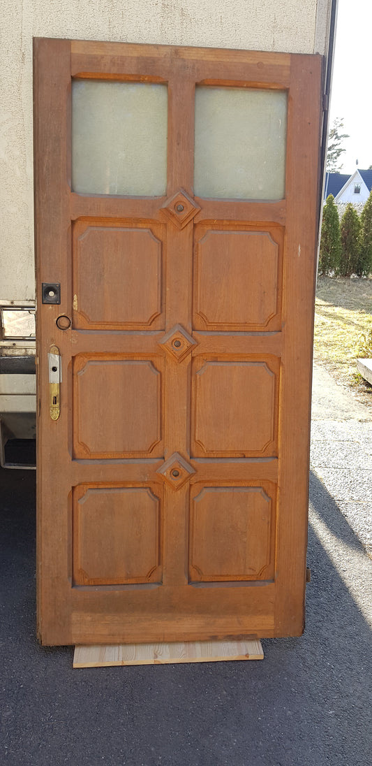 Art 8C äldre dörr antik dörr utan karm b90 h187.5 d6 10000 kr vänster