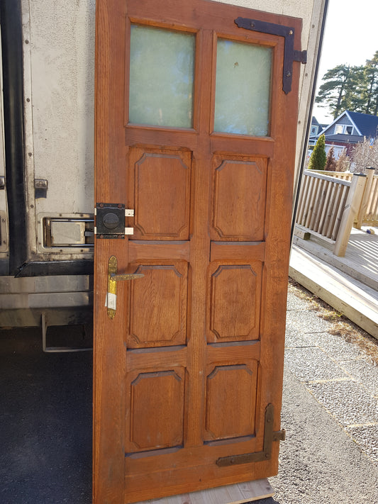 Art 8E äldre dörr antik dörr utan karm b79 h188 D6 pris 10000 höger